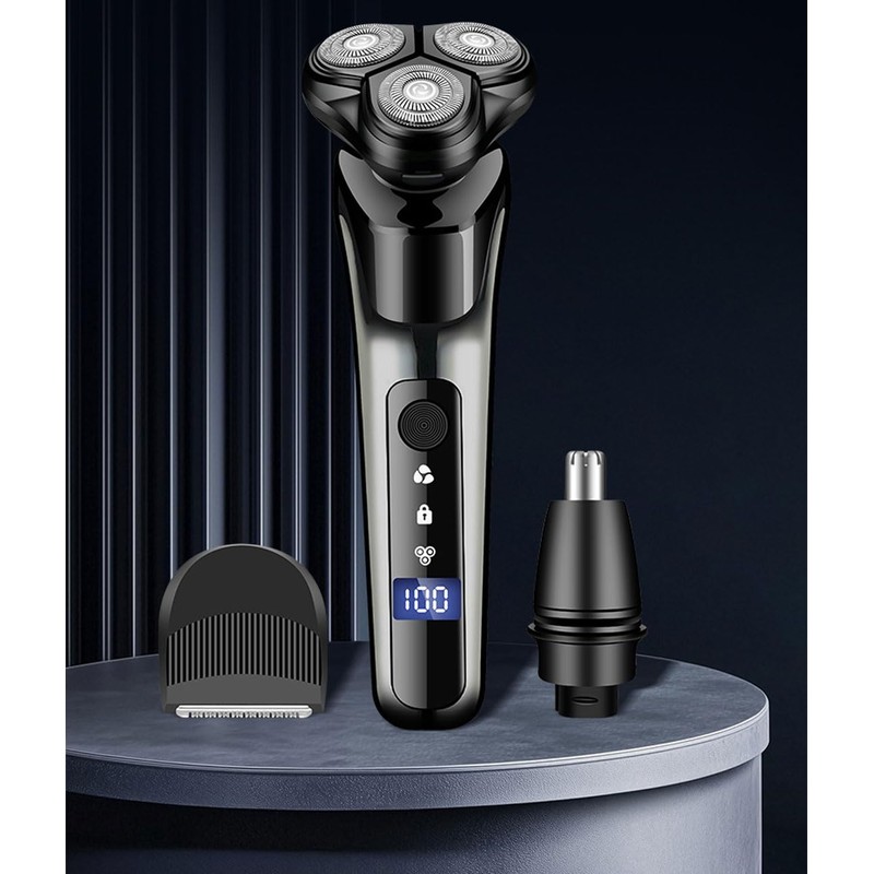 Electric Shaver for Men Electric Razor and Hair Clipper Trimmer