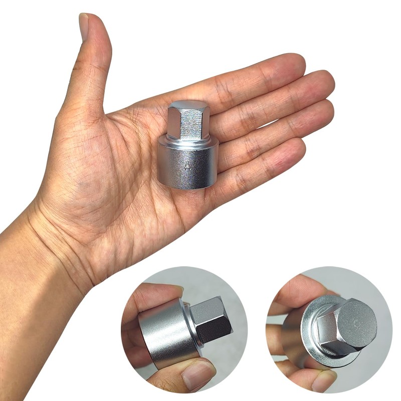 JEUCLEL 524 Wheel Locking Nut Key Compatible with VW VAG