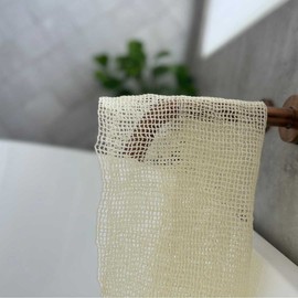 Sasawashi Open Weave Exfoliating Shower Towel – Deep Body Scrub
