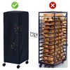 Bun Rack Cover, 23″L x 28″W x 64″H, High Density