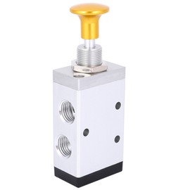 Air Valve TwoPosition ThreeWay Hand Valve Aluminum Alloy Pneumatic Tool G1/8 Inch 3R110-06