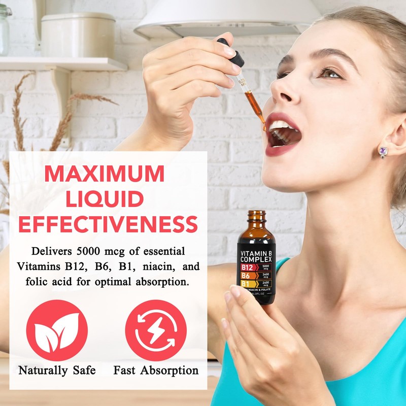 Vitamin B Complex, B Complex Vitamins for Women, Vitamin B