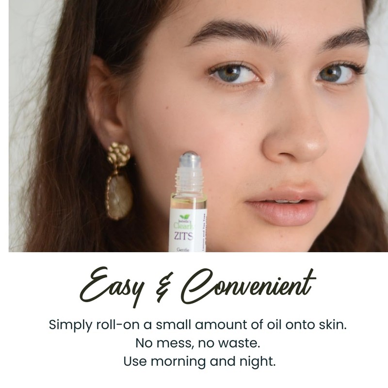 Isabella's Clearly ZITS, Gentle All Natural Acne Treatment for Clear