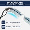 Zoggs Panorama Adult Swimming Goggles (Tinted Lens, Smoke/Clear) for Men