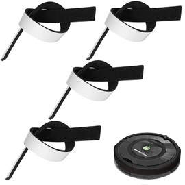 Robot al vacío parachoques 4 piezas suave de barrido robot protector de parachoques negro barrido robot cubierta para robot muebles aspiradora casa oficina restaurante aplicaciones