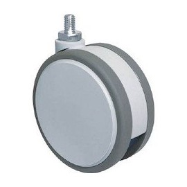 Tokai F100N8 Screw-in Dual Wheel Caster 3.9 in (100 mm) Freely M8 x 1.25