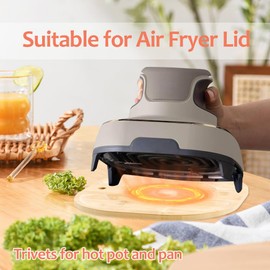Heat-Resistant Bamboo Trivet for Air Fryers, Perfect Kitchen Gift for Home Cooks