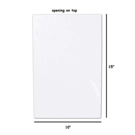 Plastic Roll Bags 10"x15", HDPE Produce Roll, 1 Roll 620 Bags