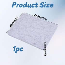 Needle Felting Pad, 8×10 Inch Grey Hick Needle Felting Mat Portable Felted Ironing Board for Any Wool Felting Supplies Sewing