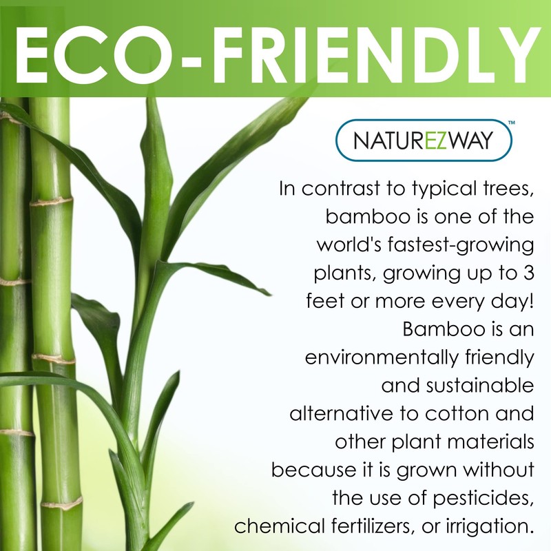 NatureZway Bamboo Perforated Towels Rayon Made from Bamboo, 25 Sheets