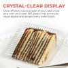 Sideways Cake Slice Containers with Hinged Lids – 30 Pack,