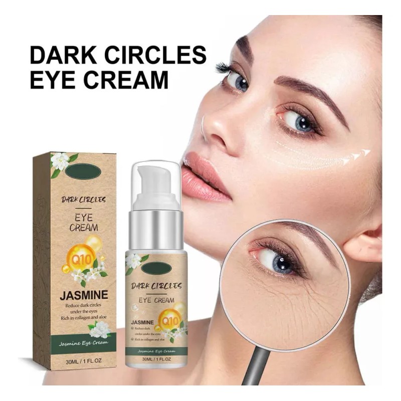 Crema De Ojos Para Eliminar Ojeras Con Jazmín, Ojeras,