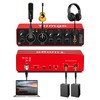 Tiimge 2x2 USB Audio Interface for PC, with 48V Phantom