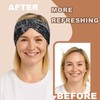 4 Haarband Damen, Boho Kleidung, Bandana Damen für Yoga und