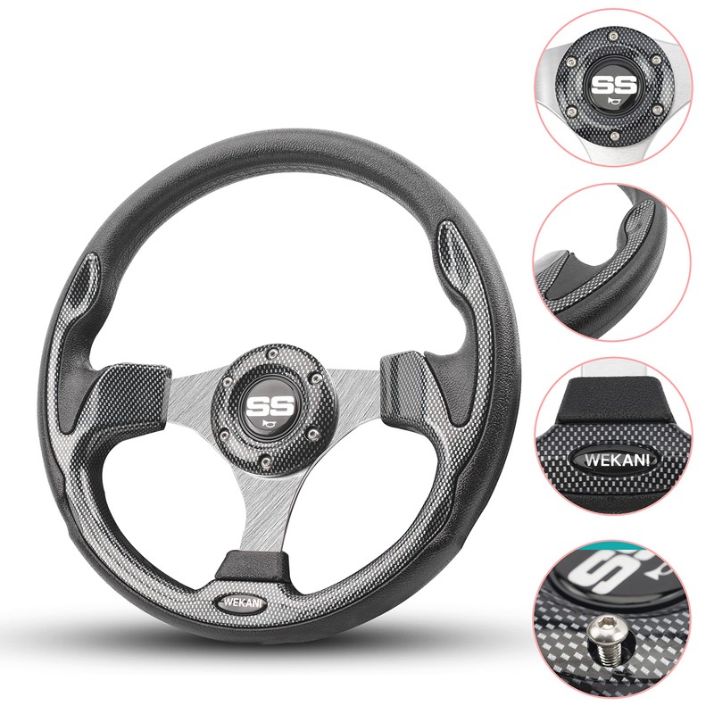 WEKANI Golf Cart Steering wheel for EZGO YAMAHA and Club