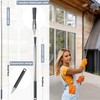 100 Inch Cobweb Duster, Spider Web Brush & Microfiber Feather