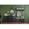 SoBuy Wall Shelf with Hooks, Coat Rack Wall Mount with