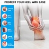 Silicone Heel Protectors for Cracked Heels, Heel Spurs, Plantar Fasciitis