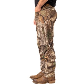 Realtree Men's APX Camo Hunting Pant, 5 Pockets, Reinforced Knees, Water-Resistant, Breathable Ripstop Fabric, Durable for Outdoorwear