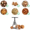 Anwenk Nut Cracker Black Walnut Cracker Stainless Steel Pecan Cracker