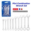 Bestgle Mini Combination Wrench Set, 10Pcs Metric 4-11mm Small Wrench