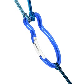 12 Pieces Fish Shape Mini Carabiner Clips Aluminum Alloy Mini Carabiner Clip Set for Outdoor Backpack Keychain Lightweight and Durable Blue