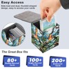 GYSYZJDH Premium MTG Deck Box – Holds 120+ Sleeved Cards,