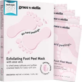 grace & stella- GANADOR del premio al “Mejor producto para pies” en los premios Marie Claire Skin Awards: despídase de la piel seca, agrietada, áspera y callosa con nuestras mascarillas exfoliantes pa