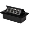 Parts Express Pop Up Stage Box with Four XLR Female