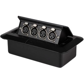 Parts Express Pop Up Stage Box with Four XLR Female Jacks