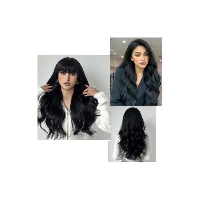 Extensiones Clip Invisible Onduladas, Juego de 2 Piezas (45cm y