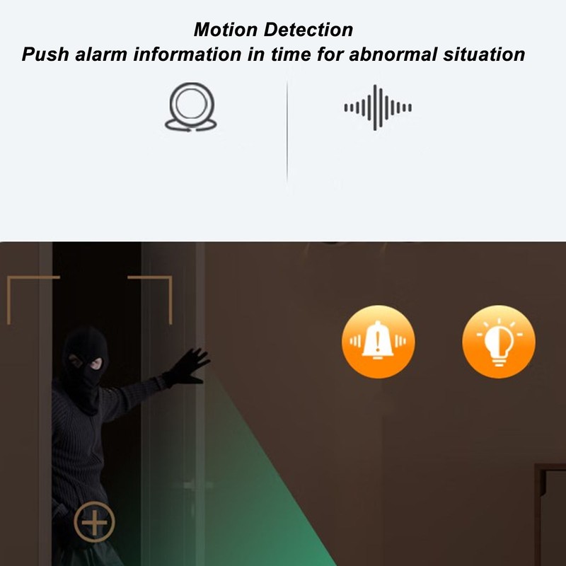 Indoor Security Camera Motion Detection Night Vision APP Viewing WiFi