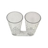 TUPPERWARE Stella Diamant 475 ml Clear Drinking Cup Cups (2)