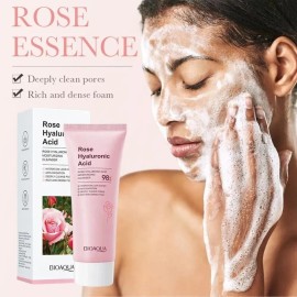 Bioaqua Crema Limpiador Rosas Acido Hialuronico Hidratante Todo Tipo De Piel