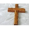 Cruz de Madera de Olivo Wall Cross Olive Wood 10"