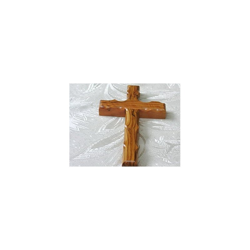 Cruz de Madera de Olivo Wall Cross Olive Wood 10"