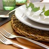 6x Water Hyacinth Wicker Weave Placemats - Sea Grass Design