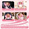 Reposacabezas de Viaje Ajustable para Bebés, Paquete de 2, Rosa