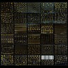 30 Sheets Gold Nail Art Stickers, 3D Self-Adhesive Nail Decals