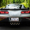 Msyxl 2PCS License Plate Frame Brown Blurred Rust-Proof Aluminum License