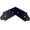 4 Pcs Heavy Duty Flush Inside 90-Degree Angle Bracket Steel