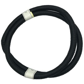 Luxshiny Arab Muslim Scarf Arabic Headband Wrap Aqel Rope Wrap Headwear Arabian Costume Headscarf Headband for Men 56 cm, Black,1