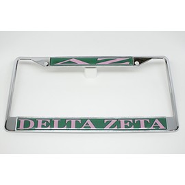 Delta Zeta License Plate Frame