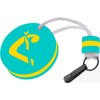 Cressi Unisex Adult Floating Keychain Float Keyring - Turquoise/Yellow, One