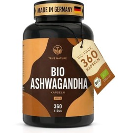 True Nature® Organic Ashwagandha, 360 Capsules, 500 mg
