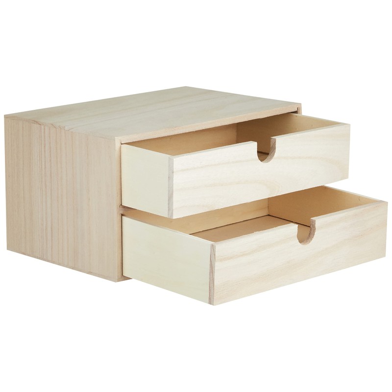 Artemio 14002157 Wooden Drawer Cabinet, Beige, 24 x 16 x