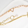 BEMDOFIG Gold Cuban Chain Bracelets Baroque Pearl Bracelets 14K Gold