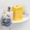 HomeIndustry Non-Perforated Magic Hook Corner Shelf White