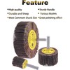 Utoolmart 80 Grits Flap Wheels, Abrasive Wheel 30mm Sanding Wheel