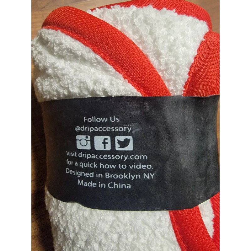 Spintowel THE ORIGINAL Spin Towel WHITE RED DRIP ACCESSORY PELOTON